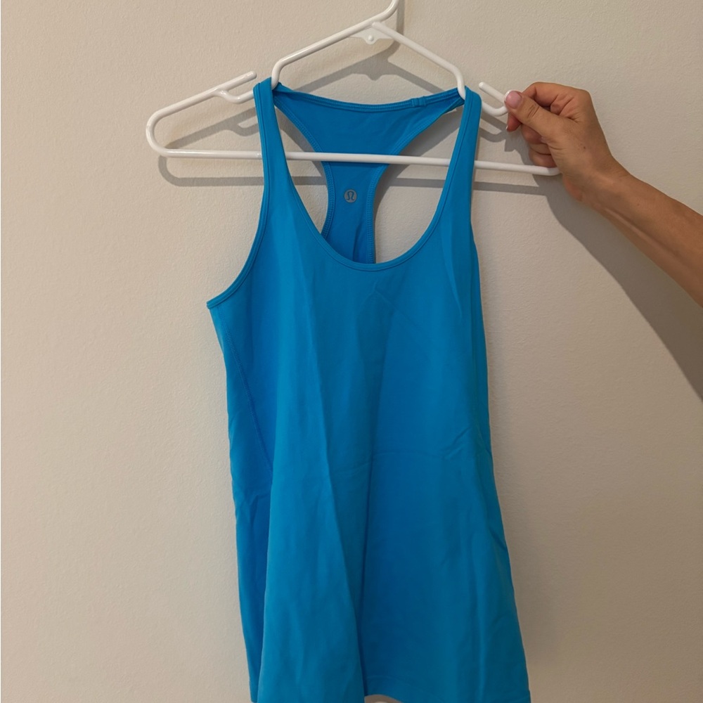 Lululemon Athletica Blue Sleeveless Tank Top